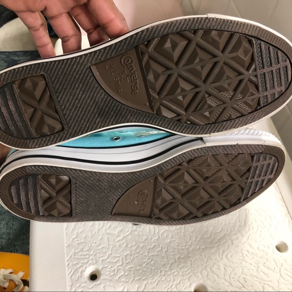Converse Robin Egg/Tiffany Blue High Top sneakers - Picture 3 of 3